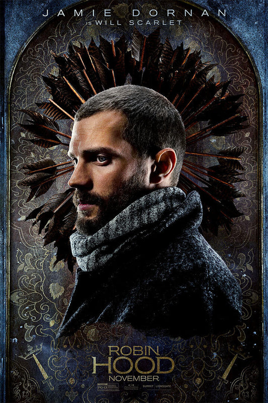 Robin Hood Movie Jamie Dornan Adventure Poster Wall Art Print Home Wall Decor - xonomax