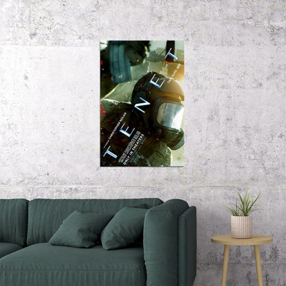 Tenet Movie 2020 Time Runs Out Action Thriller Poster Wall Art Print Home Wall Decor - xonomax