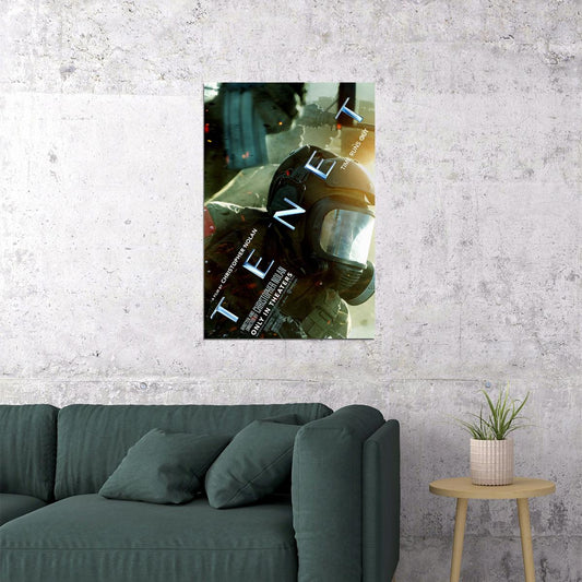 Tenet Movie 2020 Time Runs Out Action Thriller Poster Wall Art Print Home Wall Decor - xonomax