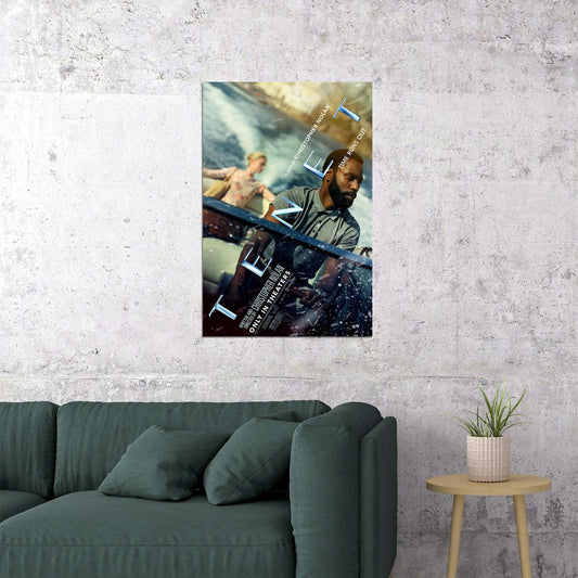 Tenet Movie 2020 Time Runs Out Poster Wall Art Print Home Wall Decor - xonomax