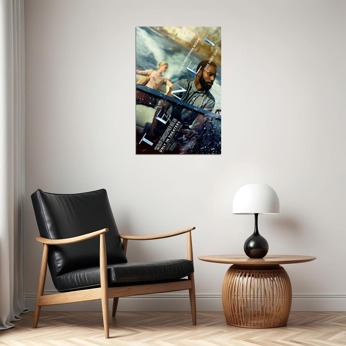 Tenet Movie 2020 Time Runs Out Poster Wall Art Print Home Wall Decor - xonomax