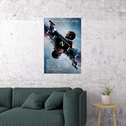 Tenet Movie 2020 Time Runs Out Horror Poster Wall Art Print Home Wall Decor - xonomax