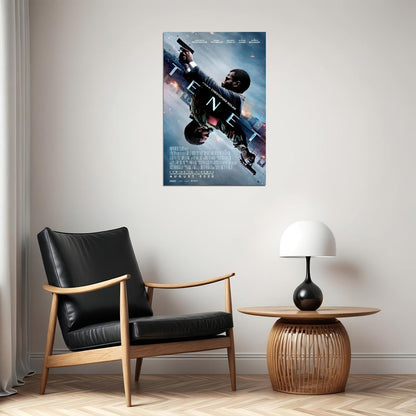 Tenet Movie 2020 Time Runs Out Horror Poster Wall Art Print Home Wall Decor - xonomax