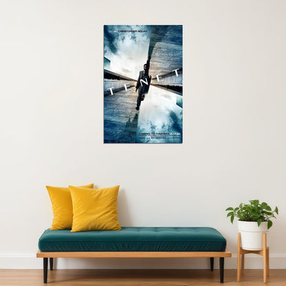 Tenet Movie 2020 Time Runs Out Science Fiction Poster Wall Art Print Home Wall Decor - xonomax