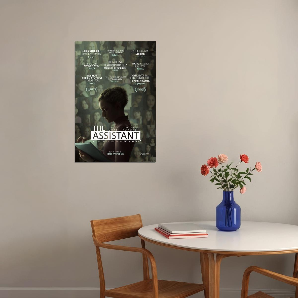 The Assistant Movie 2020 Julia Garner Matthew Macfadyen Poster Wall Art Print Home Wall Decor - xonomax