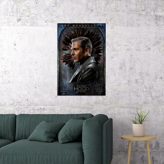 Ben Mendelson Robin Hood Movie Action War Poster Wall Art Print Home Wall Decor - xonomax