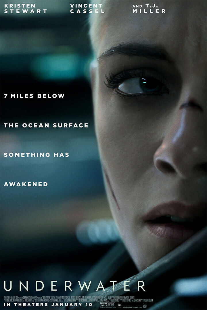 Underwater Movie Kristen Stewart Science Fiction Poster Wall Art Print Home Wall Decor - xonomax
