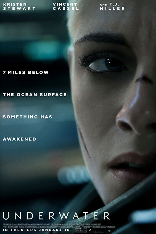 Underwater Movie Kristen Stewart Science Fiction Poster Wall Art Print Home Wall Decor - xonomax