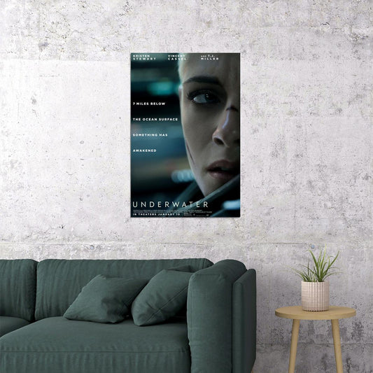 Underwater Movie Kristen Stewart Science Fiction Poster Wall Art Print Home Wall Decor - xonomax