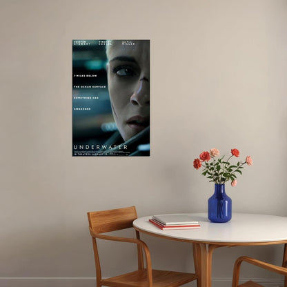 Underwater Movie Kristen Stewart Science Fiction Poster Wall Art Print Home Wall Decor - xonomax