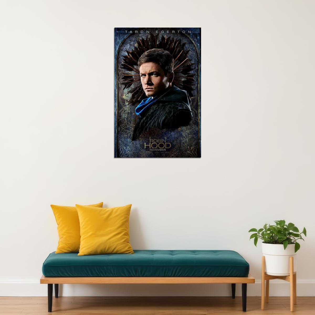 Taron Egerton Robin Hood Movie Poster Wall Art Print Home Wall Decor - xonomax