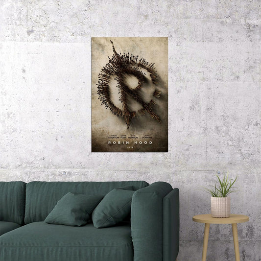 Taron Egerton Robin Hood Movie Drama Adventure Poster Wall Art Print Home Wall Decor - xonomax