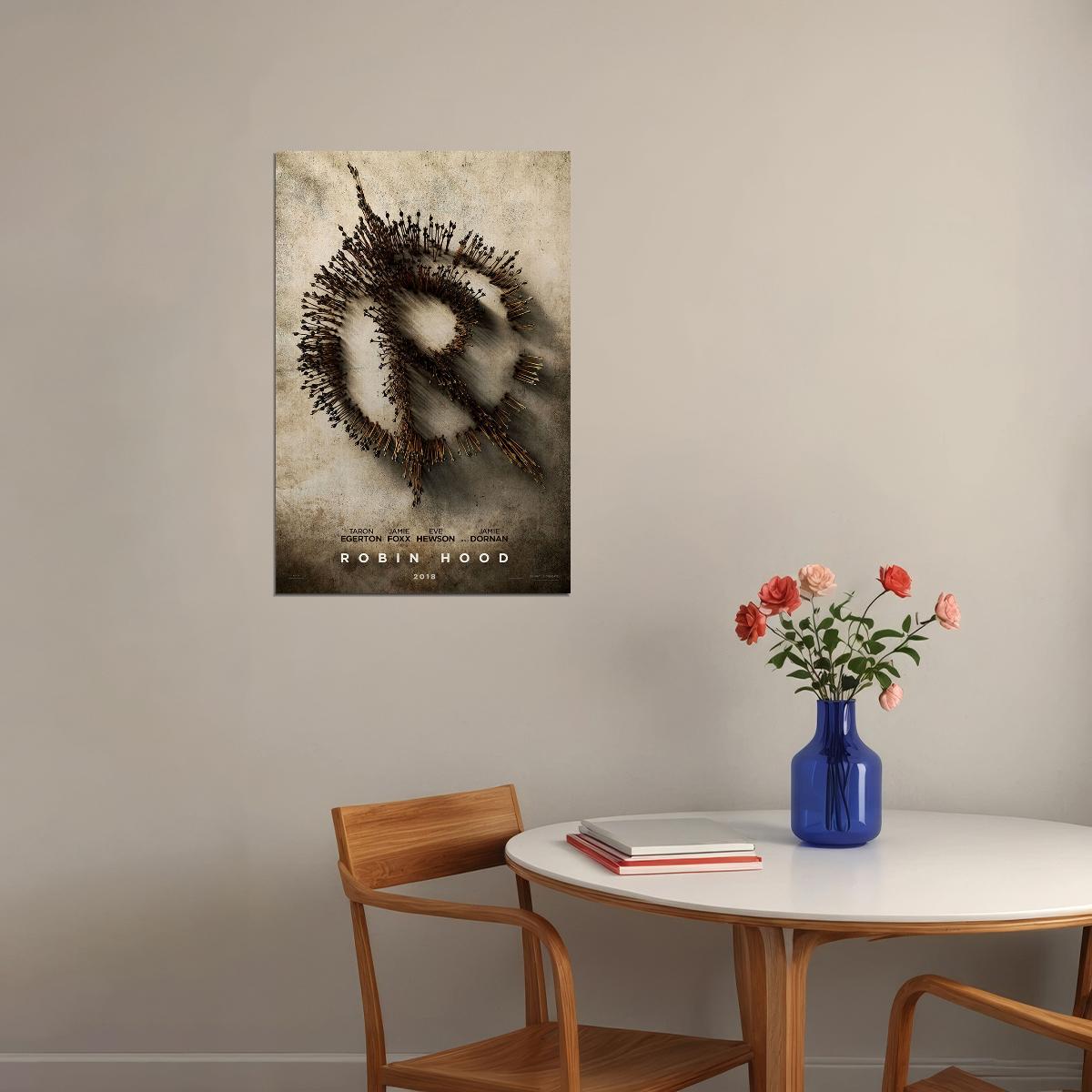 Taron Egerton Robin Hood Movie Drama Adventure Poster Wall Art Print Home Wall Decor - xonomax