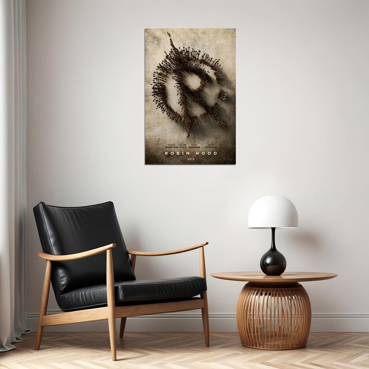 Taron Egerton Robin Hood Movie Drama Adventure Poster Wall Art Print Home Wall Decor - xonomax