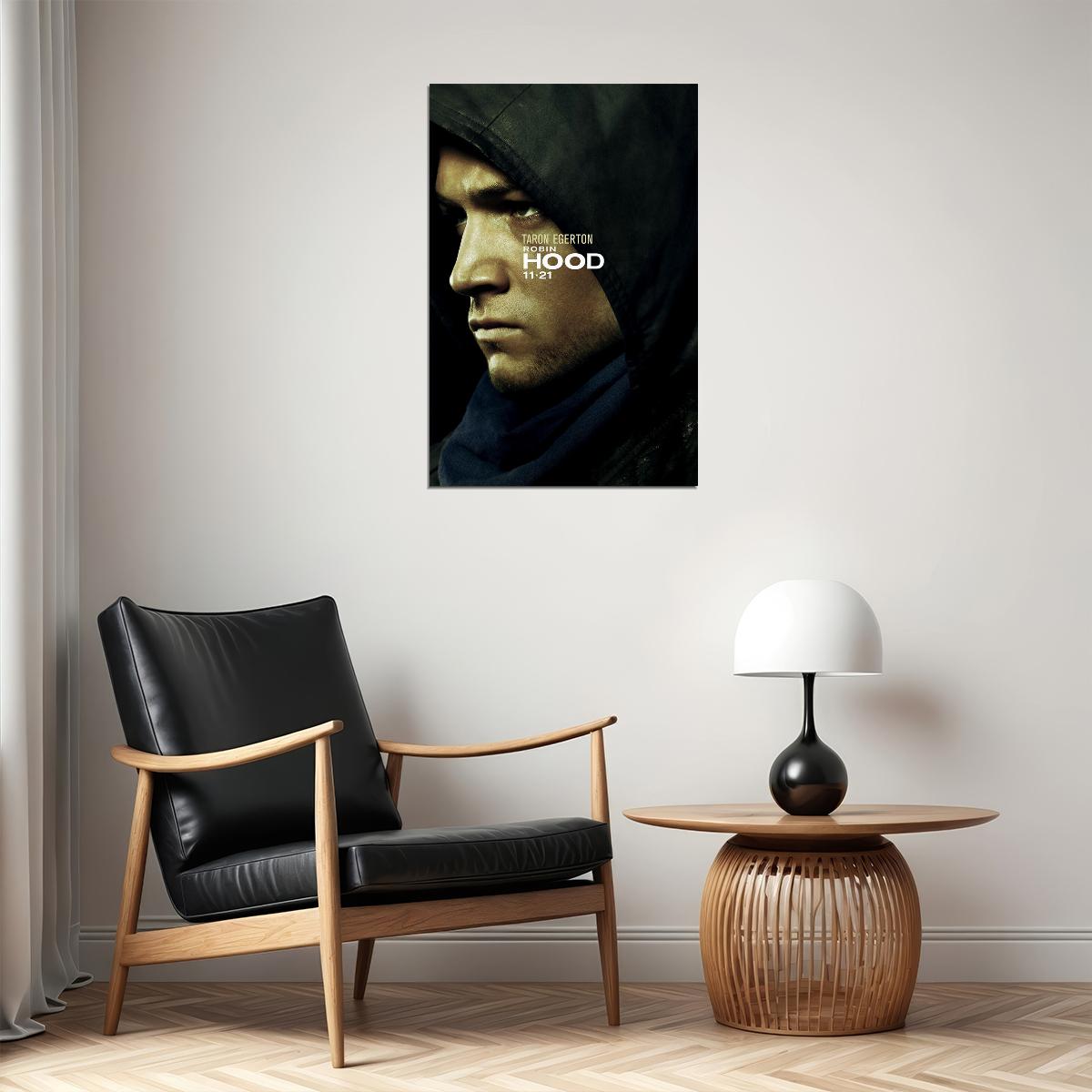 Taron Egerton Robin Hood Movie Action Adventure Poster Wall Art Print Home Wall Decor - xonomax