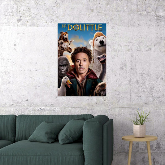 The Voyage Of Doctor Dolittle Movie 2020 Poster Wall Art Print Home Wall Decor - xonomax