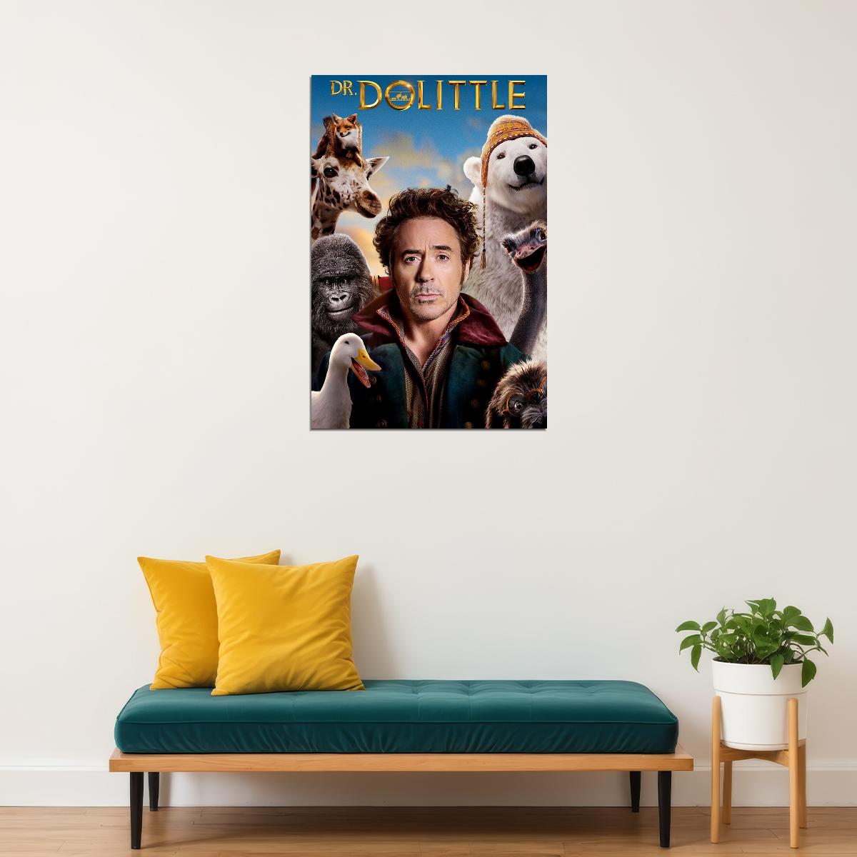 The Voyage Of Doctor Dolittle Movie 2020 Poster Wall Art Print Home Wall Decor - xonomax