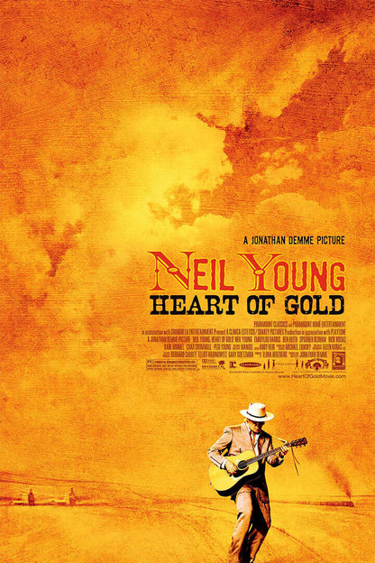 Neil Young Heart Of Gold Movie Documentary Music Poster Wall Art Print Home Wall Decor - xonomax