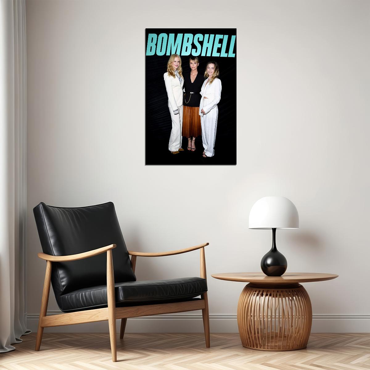 Bombshell Movie 2019 Margot Robbie Drama Biography Poster Wall Art Print Home Wall Decor - xonomax