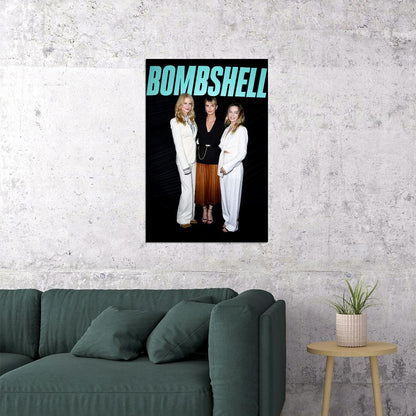 Bombshell Movie 2019 Margot Robbie Drama Biography Poster Wall Art Print Home Wall Decor - xonomax