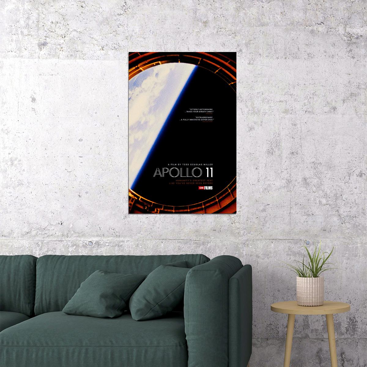 Apollo 11 Movie History Documentary Poster Wall Art Print Home Wall Decor - xonomax
