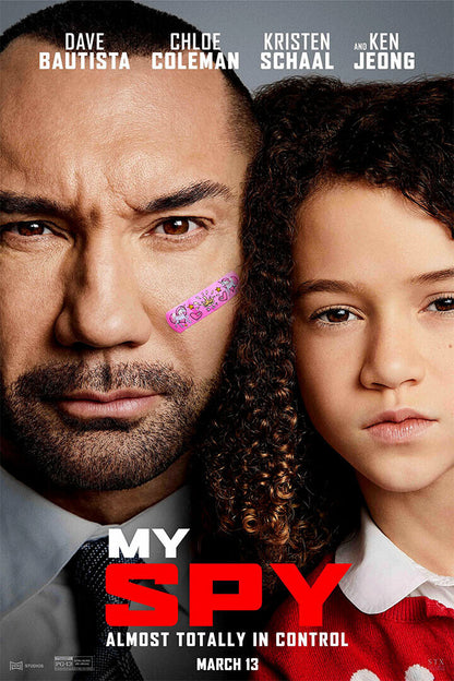 My Spy Movie 2019 In Control Dave Bautista Comedy Poster Wall Art Print Home Wall Decor - xonomax