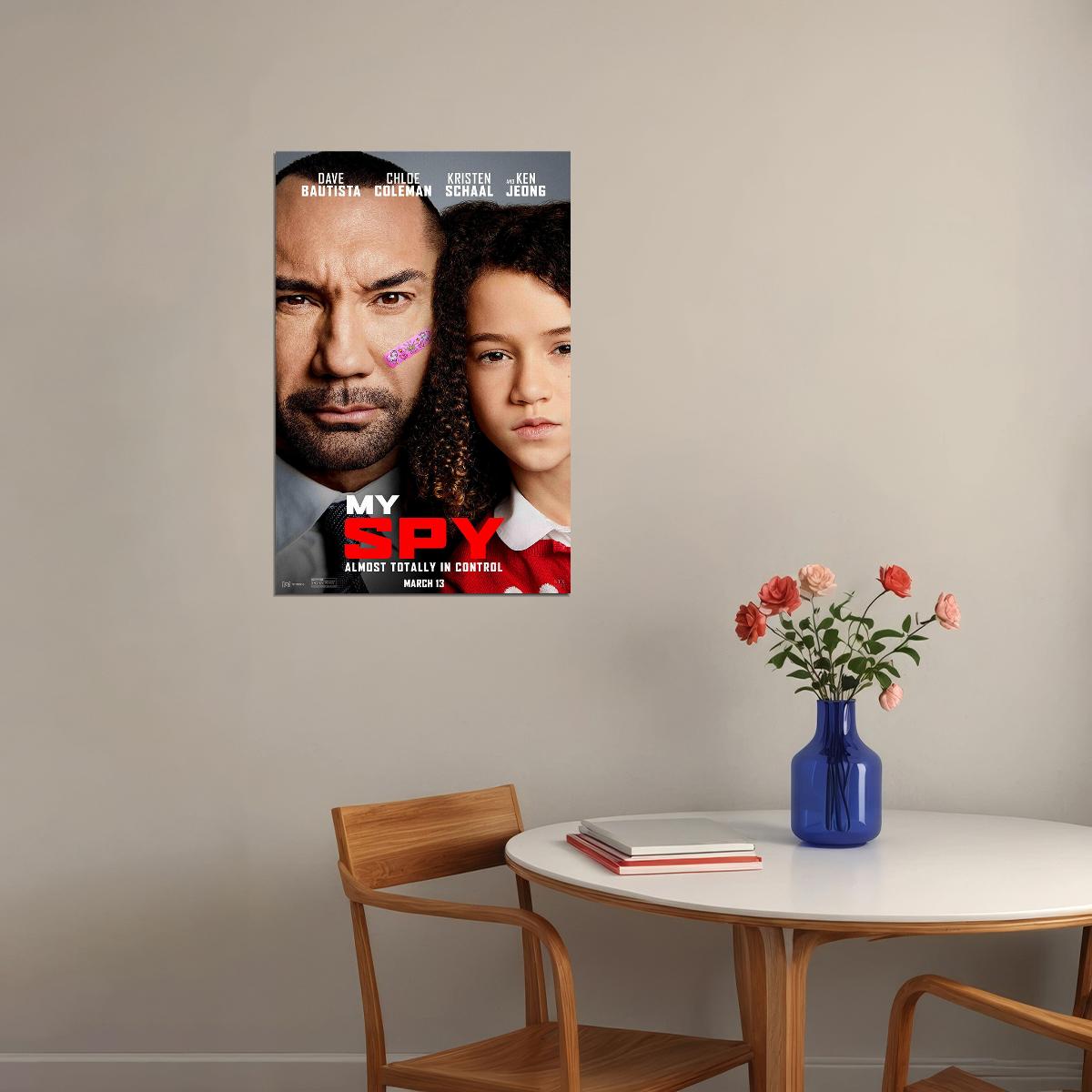 My Spy Movie 2019 In Control Dave Bautista Comedy Poster Wall Art Print Home Wall Decor - xonomax
