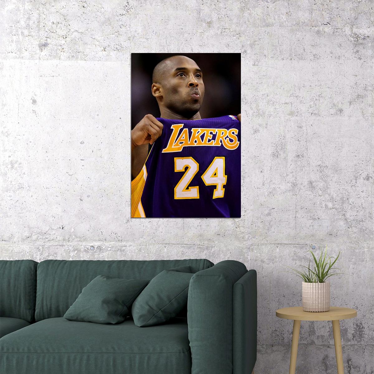 Kobe Bryant Great Star Mvp Artwork Atlethe Poster Wall Art Print Home Wall Decor - xonomax