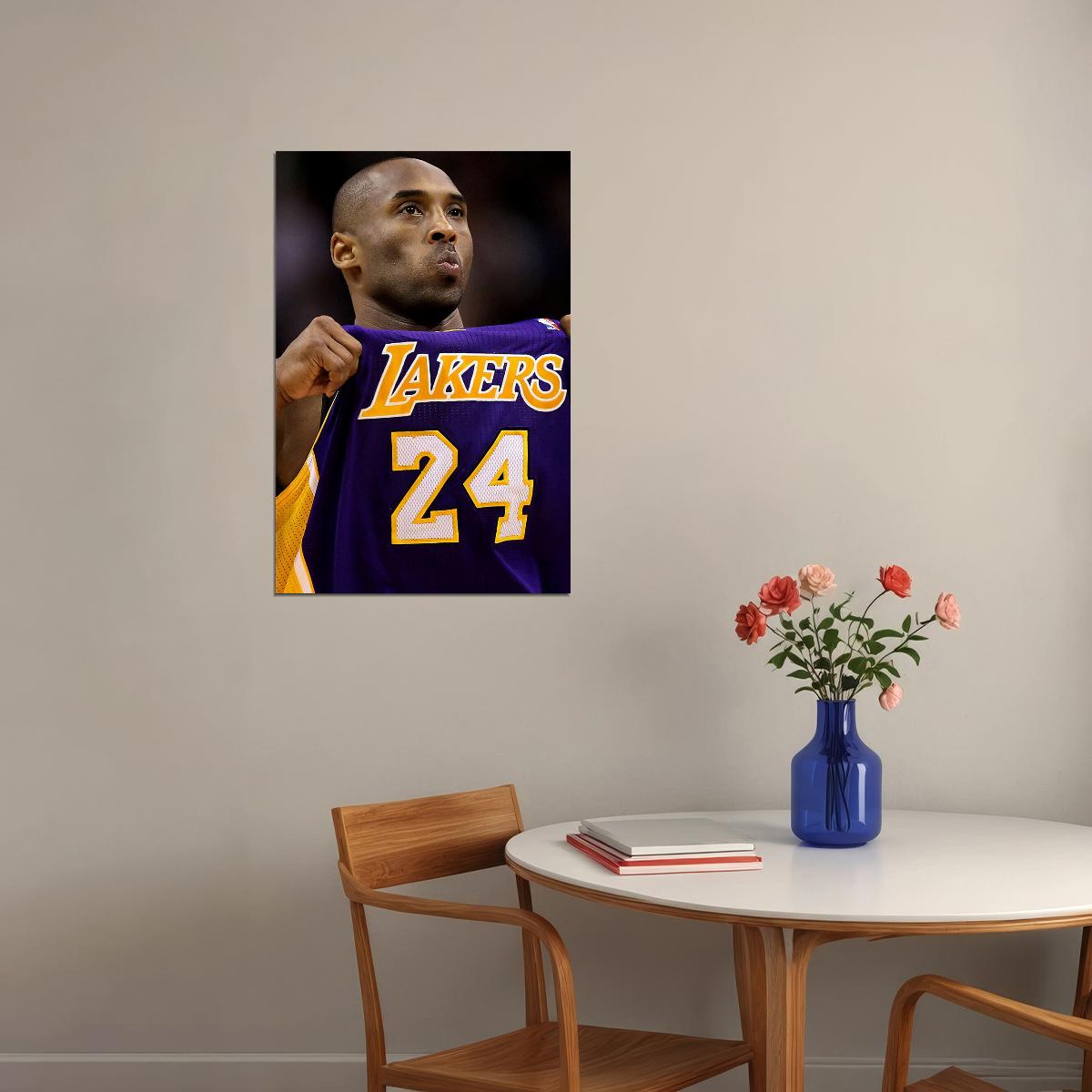 Kobe Bryant Great Star Mvp Artwork Atlethe Poster Wall Art Print Home Wall Decor - xonomax