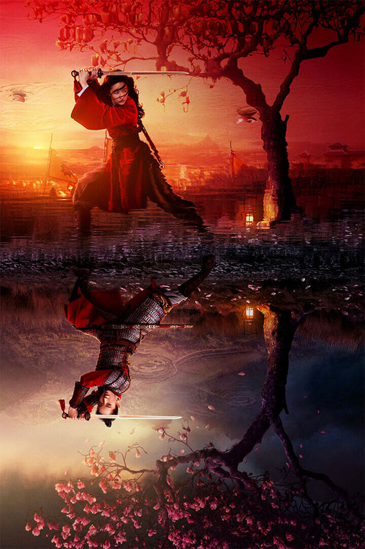 Mulan Movie Yifei Liu 2020 Adventure Action Poster Wall Art Print Home Wall Decor - xonomax