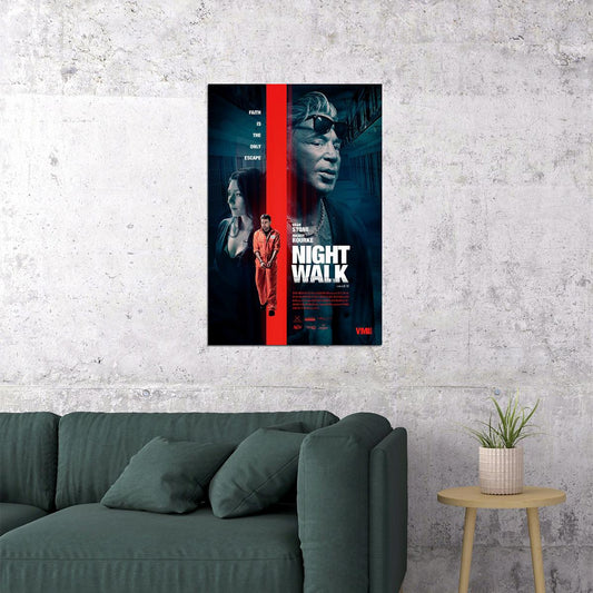Night Walk Movie 2020 Action Crime Drama Poster Wall Art Print Home Wall Decor - xonomax