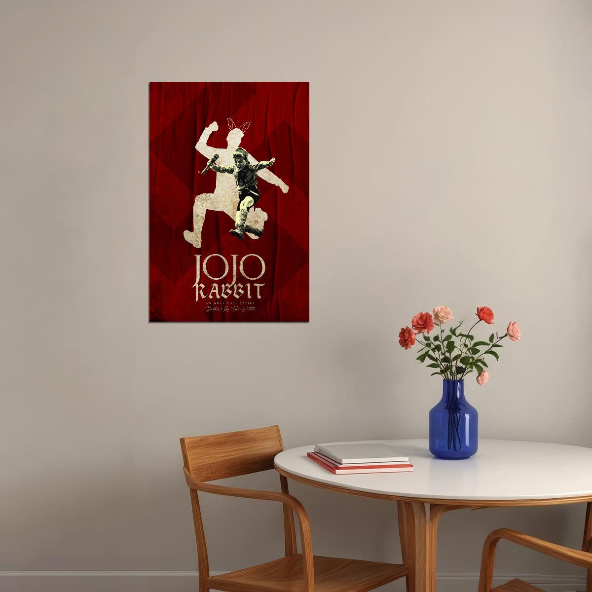 Jojo Rabbit Movie 2020 Comedy War Drama Poster Wall Art Print Home Wall Decor - xonomax