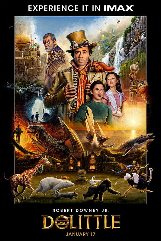 The Voyage Of Doctor Dolittle Movie Family Action Poster Wall Art Print Home Wall Decor - xonomax