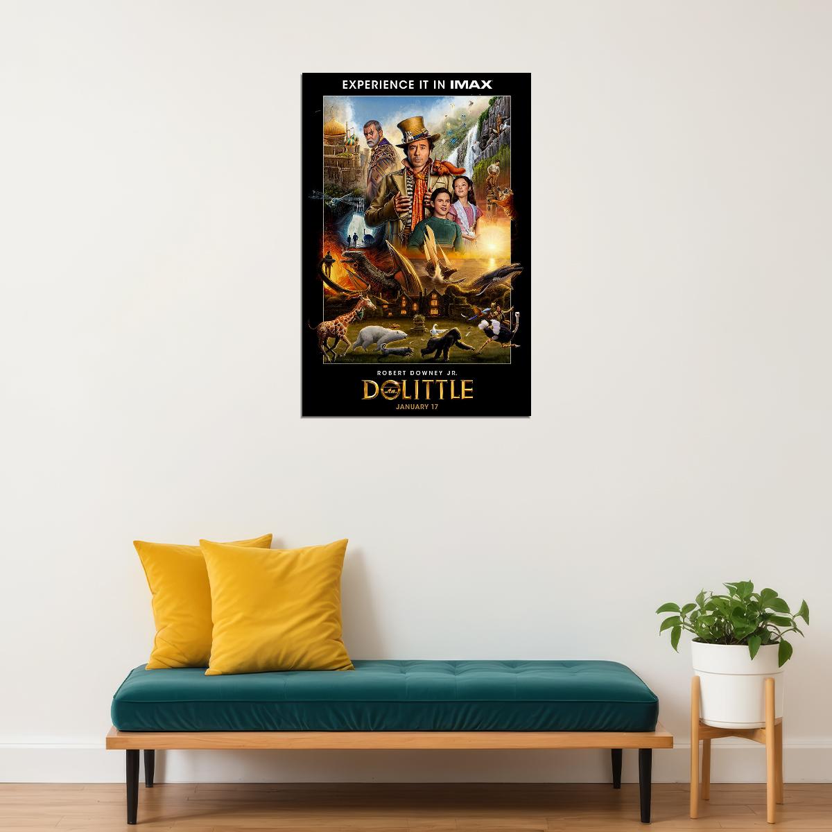 The Voyage Of Doctor Dolittle Movie Family Action Poster Wall Art Print Home Wall Decor - xonomax