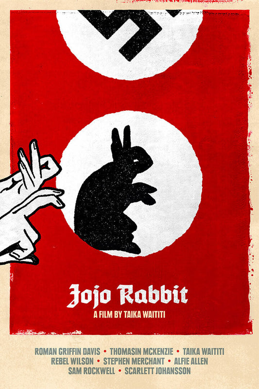 Jojo Rabbit Movie 2020 War Comedy Drama Animals Poster Wall Art Print Home Wall Decor - xonomax