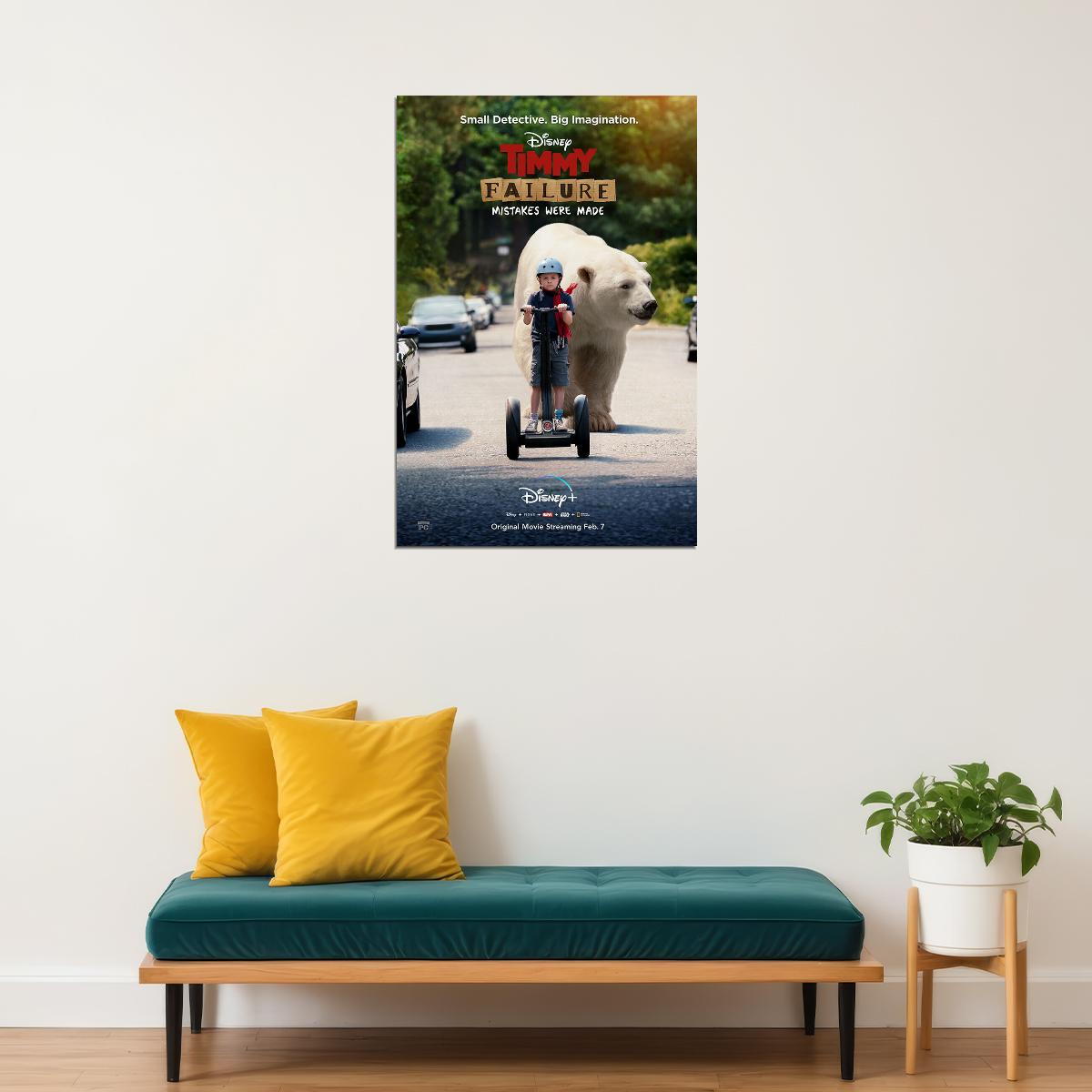 Timmy Failure Mistakes Were Made Movie Comedy Poster Wall Art Print Home Wall Decor - xonomax
