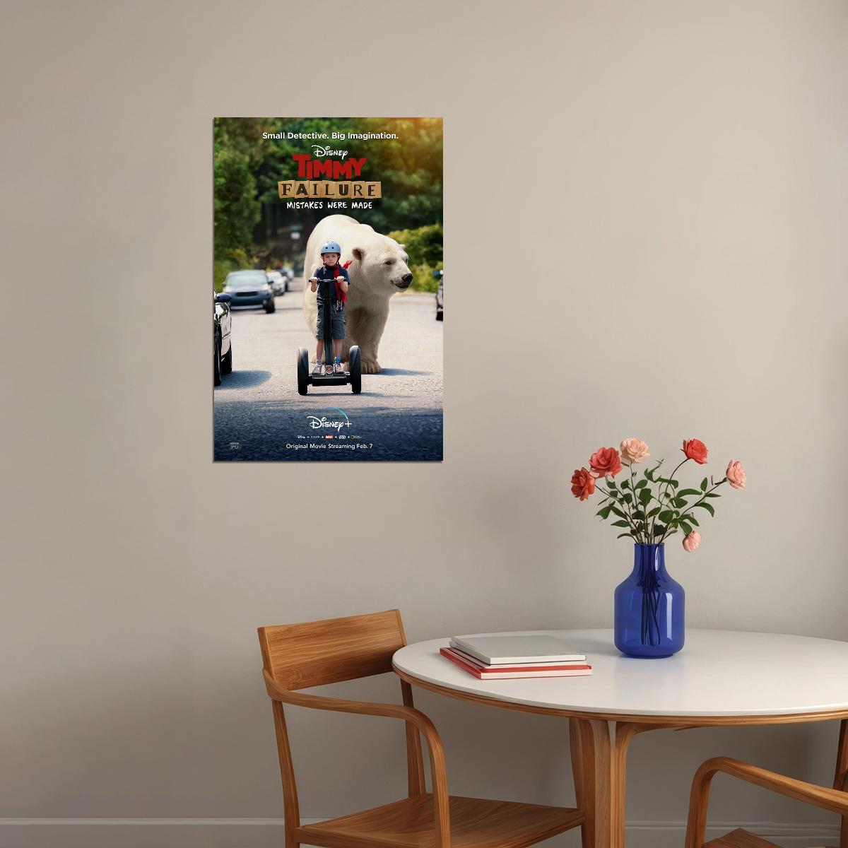 Timmy Failure Mistakes Were Made Movie Comedy Poster Wall Art Print Home Wall Decor - xonomax