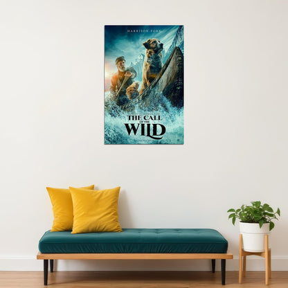 Call Of The Wild Movie 2020 Harrison Ford Drama Poster Wall Art Print Home Wall Decor - xonomax