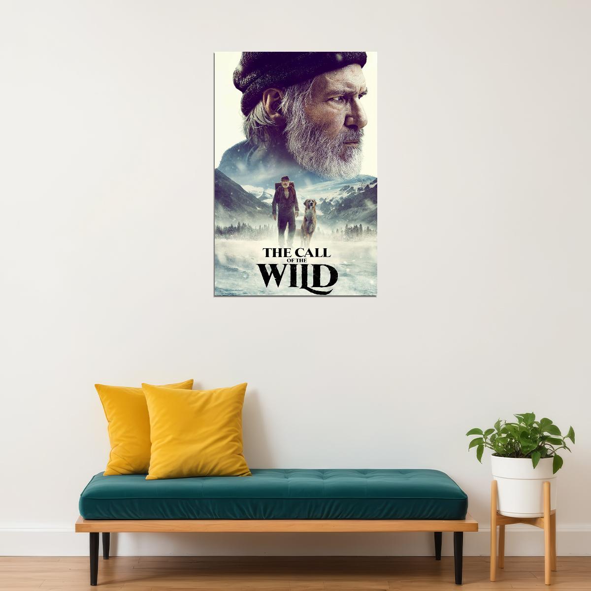 Call Of The Wild Movie 2020 Harrison Ford Poster Wall Art Print Home Wall Decor - xonomax