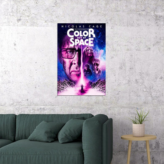 Color Out Of Space Movie 2020 Nicolas Cage Poster Wall Art Print Home Wall Decor - xonomax