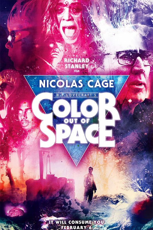 Color Out Of Space Movie 2020 Nicolas Cage Poster Wall Art Print Home Wall Decor - xonomax