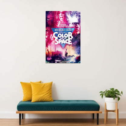 Color Out Of Space Movie 2020 Nicolas Cage Poster Wall Art Print Home Wall Decor - xonomax