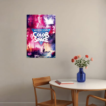 Color Out Of Space Movie 2020 Nicolas Cage Poster Wall Art Print Home Wall Decor - xonomax