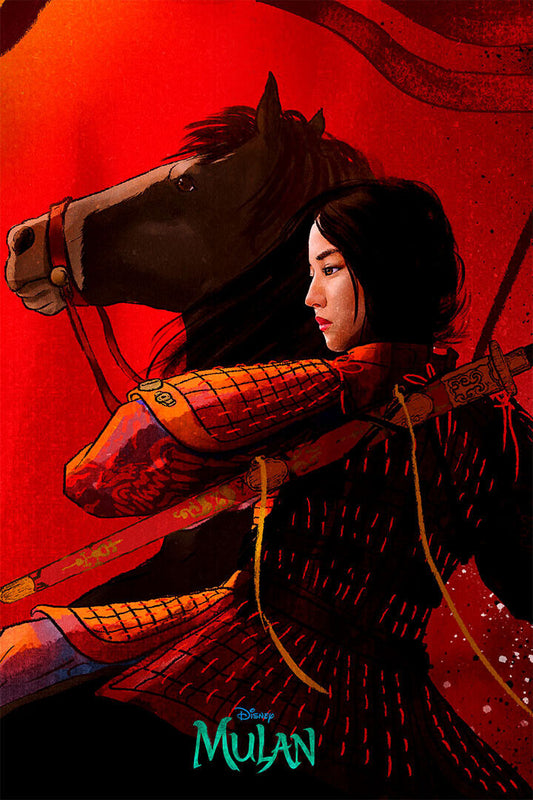 Mulan 2020 Movie Adventure Action Poster Wall Art Print Home Wall Decor - xonomax