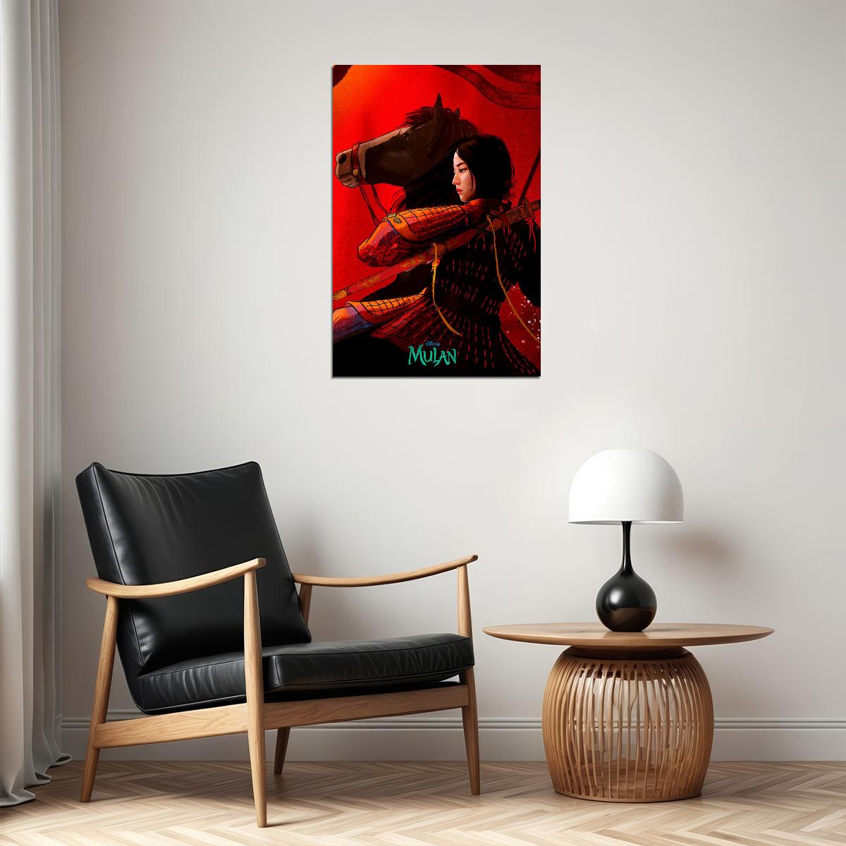 Mulan 2020 Movie Adventure Action Poster Wall Art Print Home Wall Decor - xonomax