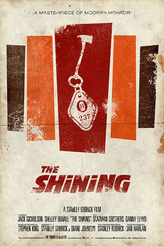 The Shining 1980 Movie Hot Horror Drama Poster Wall Art Print Home Wall Decor - xonomax