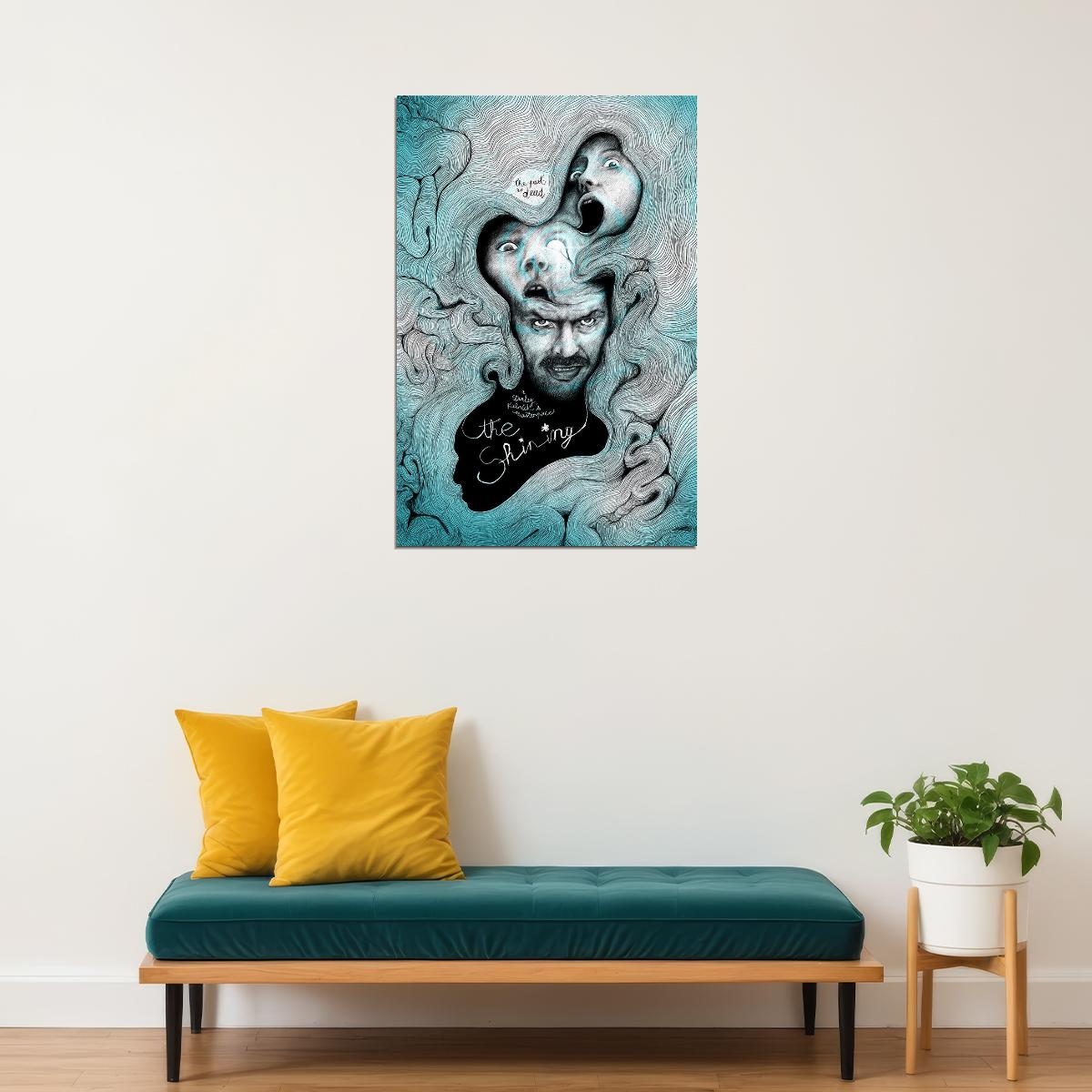 The Shining 1980 Movie Hot Horror Thriller Poster Wall Art Print Home Wall Decor - xonomax