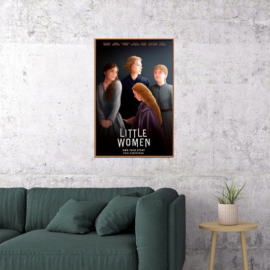 Little Women Movie Own Your Story Drama Poster Wall Art Print Home Wall Decor - xonomax