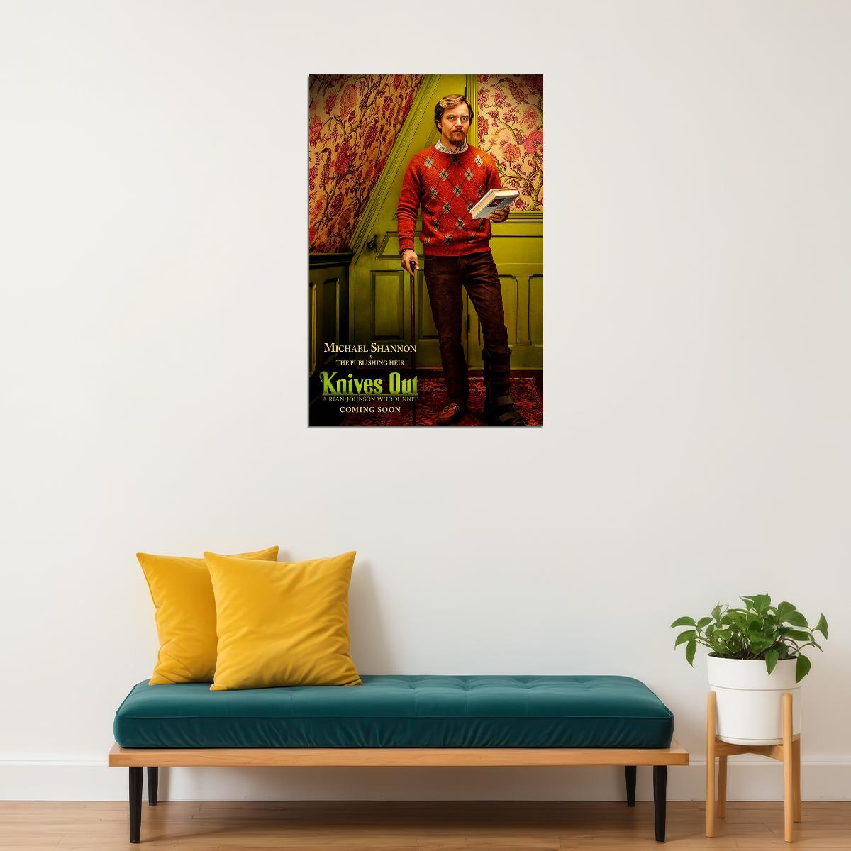 Knives Out 2019 Movie Drama Comedy Crime Poster Wall Art Print Home Wall Decor - xonomax