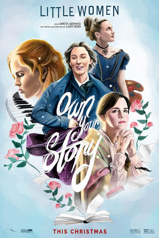 Little Women Movie 2019 Own Your Story Romance Poster Wall Art Print Home Wall Decor - xonomax